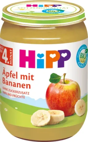Hipp alma banánnal, 190 g